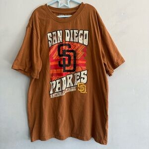 Genuine Merchandise San Diego Padres Brown Tee Youth